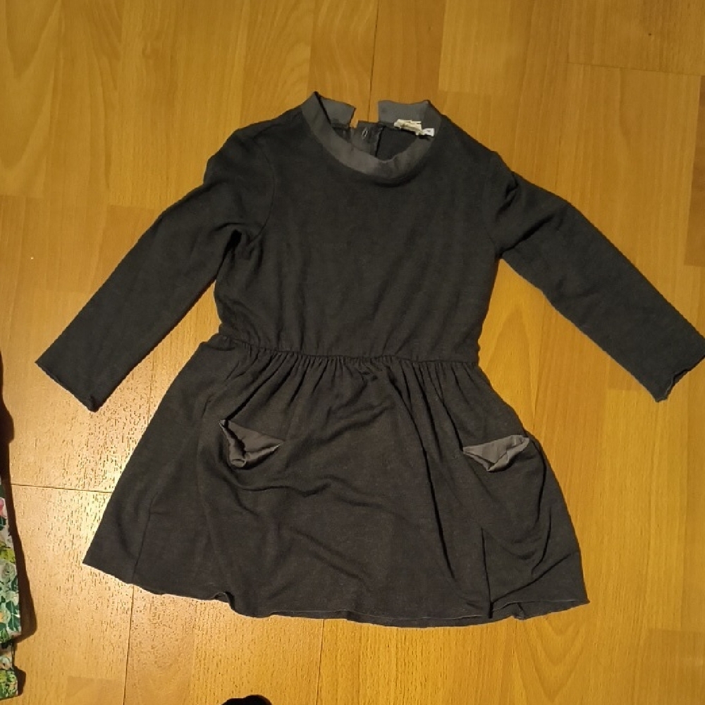 Charming Gray Kids Dress